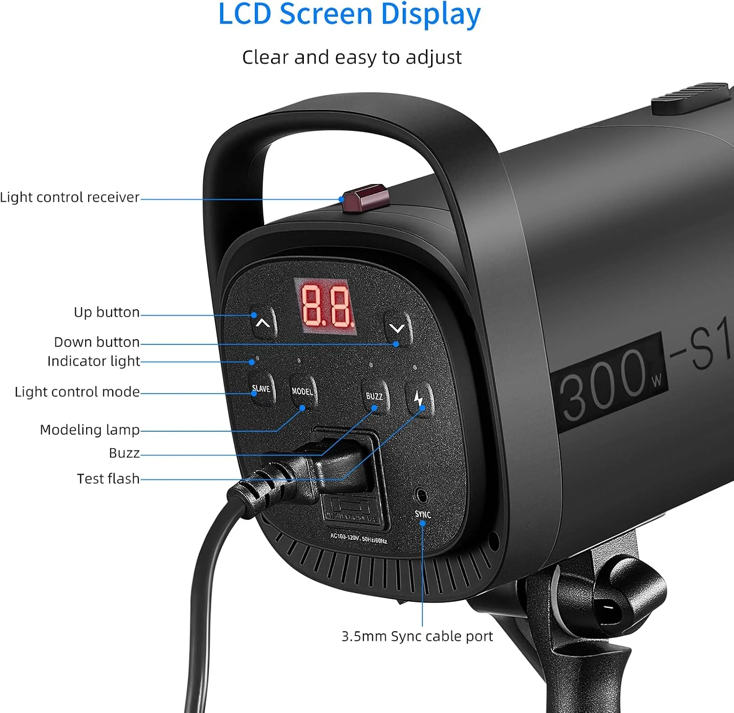 کیت نورپردازی استودیویی فلاش استروب 600 وات Neewer: (2) عدد مونو لایت S101 300W با مانت بوئنز، (2) عدد پایه نور، (2) عدد سافت باکس، (1) عدد فرستنده RT-16، (2) عدد گیرنده، (1) عدد کیف کیت نورپردازی استودیویی فلاش استروب 600 وات Neewer: (2) عدد مونو لایت S101 300W با مانت بوئنز، (2) عدد پایه نور، (2) عدد سافت باکس، (1) عدد فرستنده RT-16، (2) عدد گیرنده، (1) عدد کیف