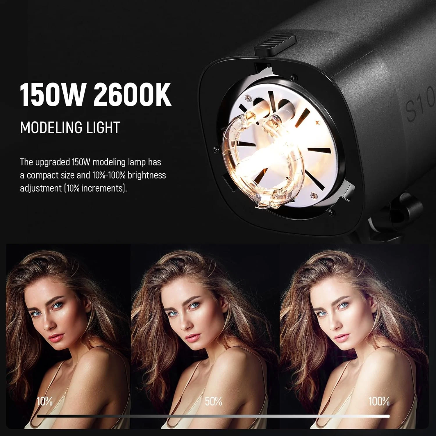 مجموعه فلاش استودیویی 800 وات NEEWER: بسته 2 عددی فلاش استودیویی S101-400W PRO 5600K با تریگر 2.4G / لامپ تنظیم 150 وات / مانت بوئنز / سافت باکس / پایه / رفلکتور / کیف، سازگار مجموعه فلاش استودیویی 800 وات NEEWER: بسته 2 عددی فلاش استودیویی S101-400W PRO 5600K با تریگر 2.4G / لامپ تنظیم 150 وات / مانت بوئنز / سافت باکس / پایه / رفلکتور / کیف، سازگار