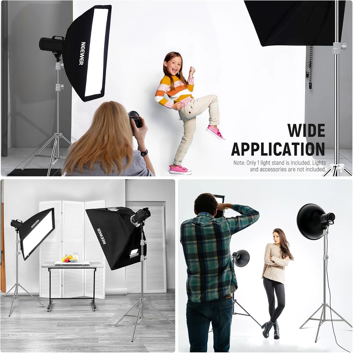 پایه نور استیل ضد زنگ فنری NEEWER ارتقا یافته 190 سانتی متری / 75 اینچی، سه پایه تاشو عکاسی با اتصالات لوله قوی تر برای سافت باکس استروب LED حلقه ای، حداکثر بار 6.5 کیلوگرم، ST-190SS پایه نور استیل ضد زنگ فنری NEEWER ارتقا یافته 190 سانتی متری / 75 اینچی، سه پایه تاشو عکاسی با اتصالات لوله قوی تر برای سافت باکس استروب LED حلقه ای، حداکثر بار 6.5 کیلوگرم، ST-190SS