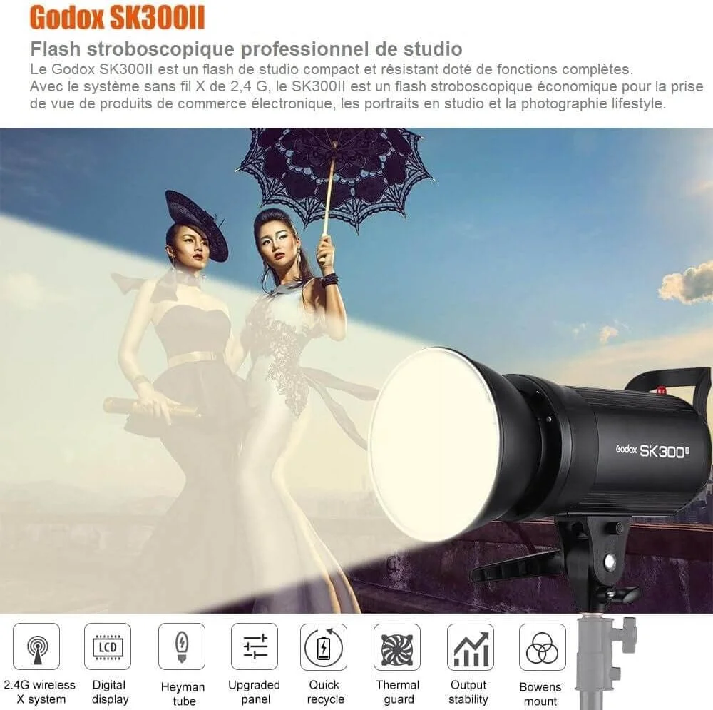 فلاش استودیویی تک سر گودکس SK300II فلاش استودیویی تک سر گودکس SK300II