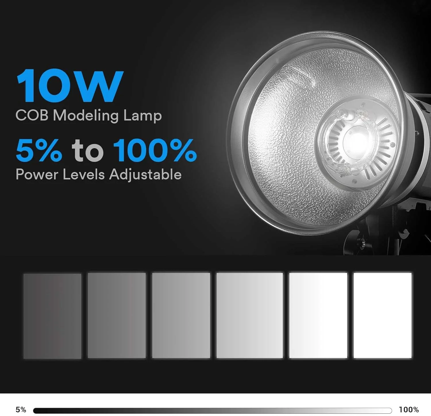 فلاش استودیویی 300 وات گودکس MS300-V، لامپ مدلینگ ارتقا یافته، سیستم وایرلس 2.4G GN58 5600K مونو لایت با مانت بوئنز، زمان بازیافت 0.1-1.3 ثانیه فلاش استودیویی 300 وات گودکس MS300-V، لامپ مدلینگ ارتقا یافته، سیستم وایرلس 2.4G GN58 5600K مونو لایت با مانت بوئنز، زمان بازیافت 0.1-1.3 ثانیه