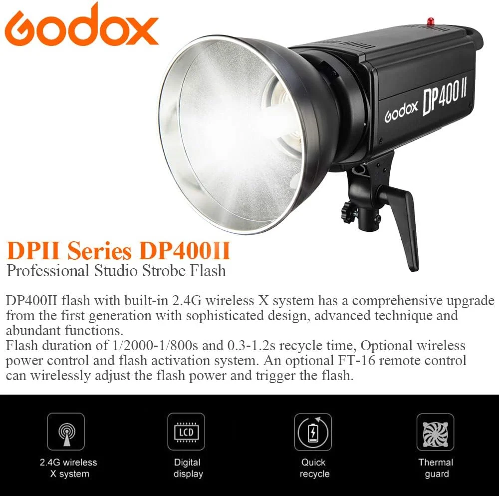 فلاش استودیویی گودکس DP400II 400W فلاش استودیویی گودکس DP400II 400W