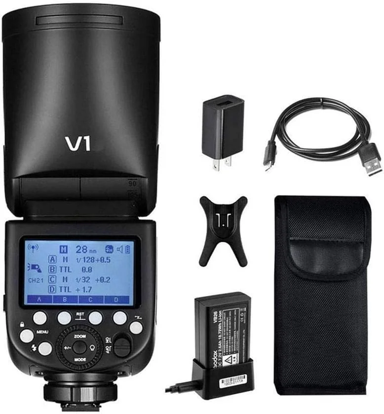 فلاش دوربین گودوکس V1-S TTL با سر گرد برای سونی - مشکی فلاش دوربین گودوکس V1-S TTL با سر گرد برای سونی - مشکی