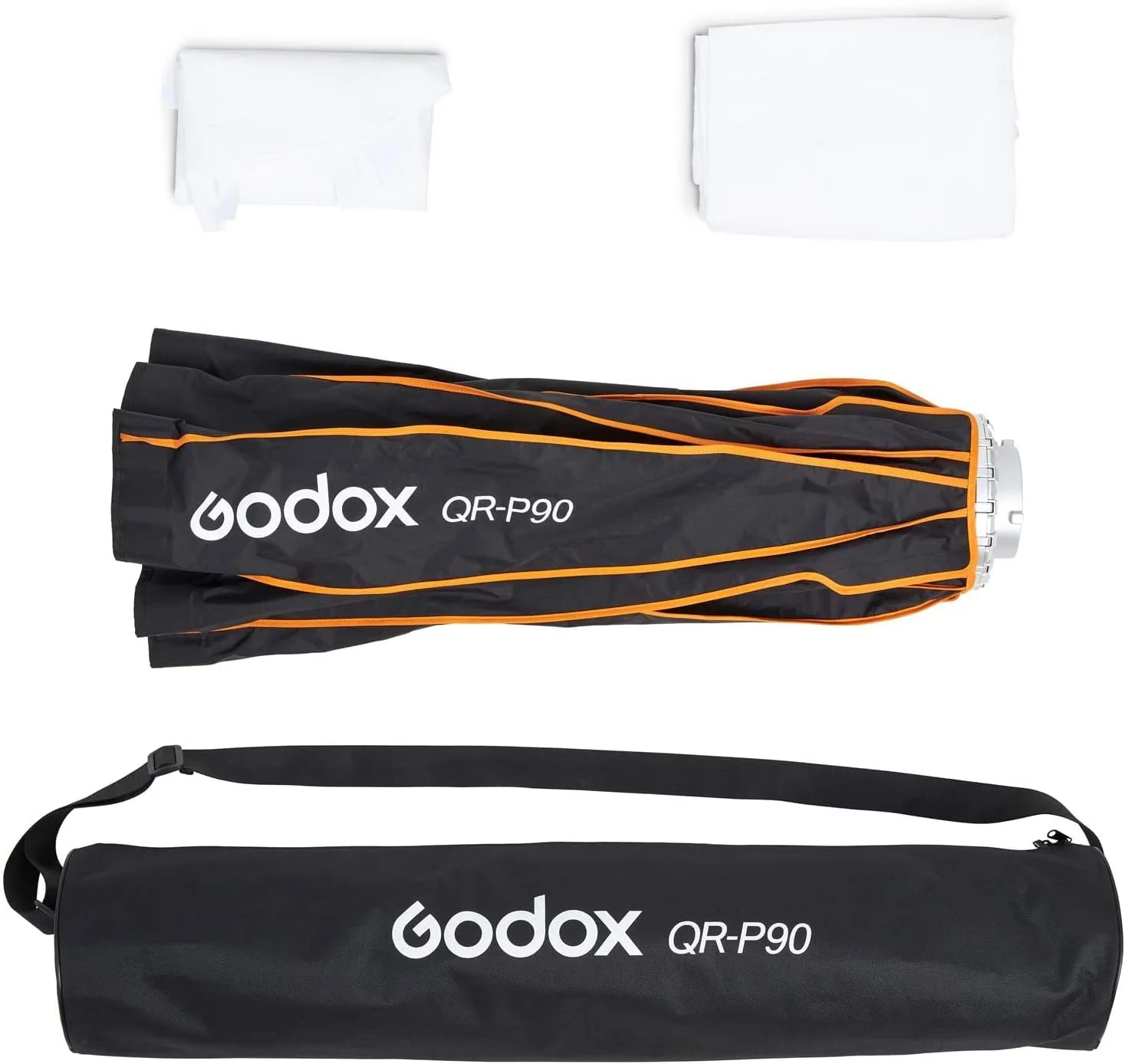 سافت باکس پارابولیک عمیق قابل حمل گودکس QR-P90 با قطر 90 سانتی متر، با قابلیت نصب سریع، مناسب برای فلاش استودیویی عکاسی دوربین با مانت بوئنز، دیفیوزر چتری فلاش استودیویی به همراه گرید سافت باکس پارابولیک عمیق قابل حمل گودکس QR-P90 با قطر 90 سانتی متر، با قابلیت نصب سریع، مناسب برای فلاش استودیویی عکاسی دوربین با مانت بوئنز، دیفیوزر چتری فلاش استودیویی به همراه گرید