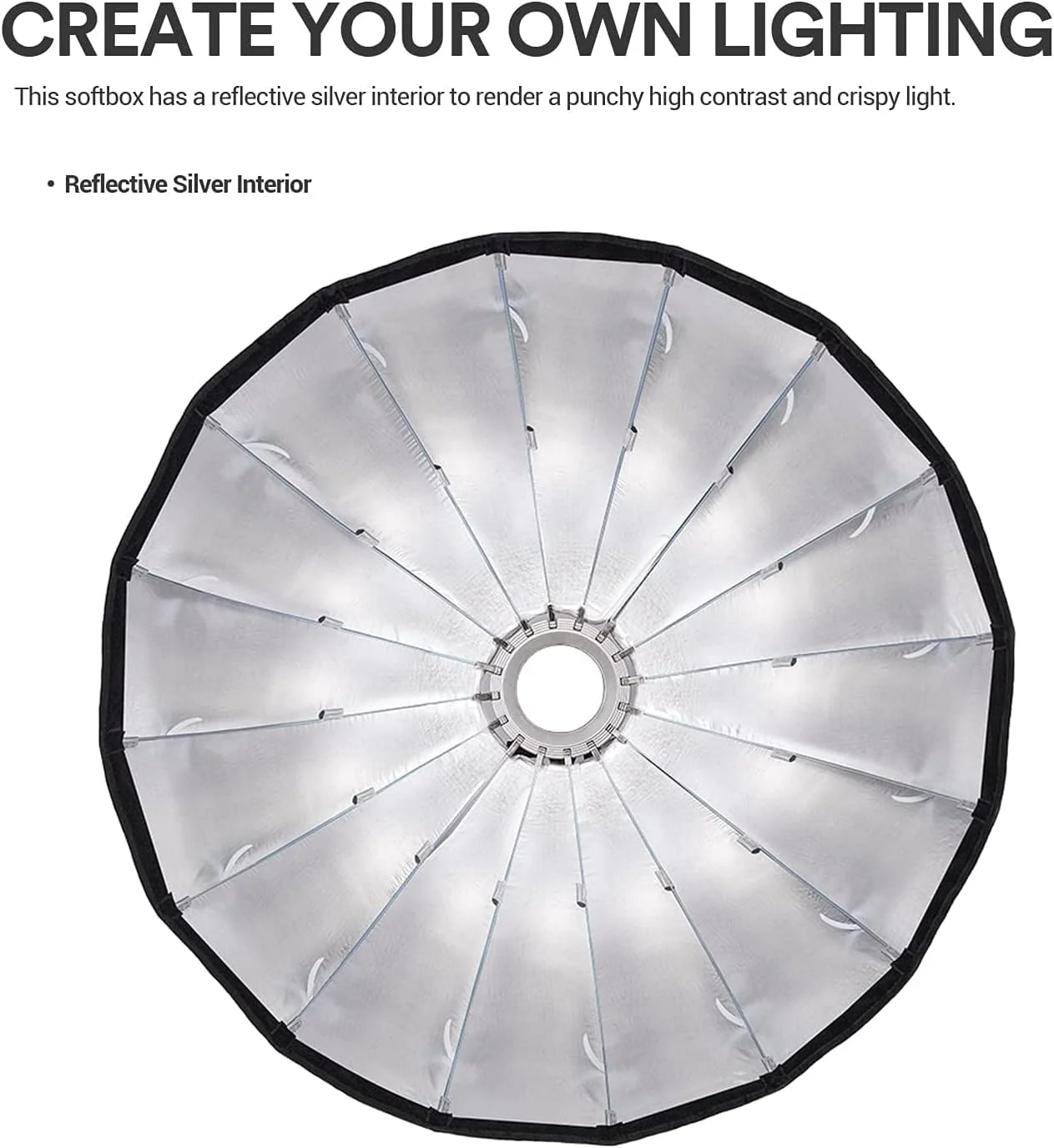 سافت باکس پارابولیک عمیق قابل حمل گودکس QR-P90 با قطر 90 سانتی متر، با قابلیت نصب سریع، مناسب برای فلاش استودیویی عکاسی دوربین با مانت بوئنز، دیفیوزر چتری فلاش استودیویی به همراه گرید سافت باکس پارابولیک عمیق قابل حمل گودکس QR-P90 با قطر 90 سانتی متر، با قابلیت نصب سریع، مناسب برای فلاش استودیویی عکاسی دوربین با مانت بوئنز، دیفیوزر چتری فلاش استودیویی به همراه گرید