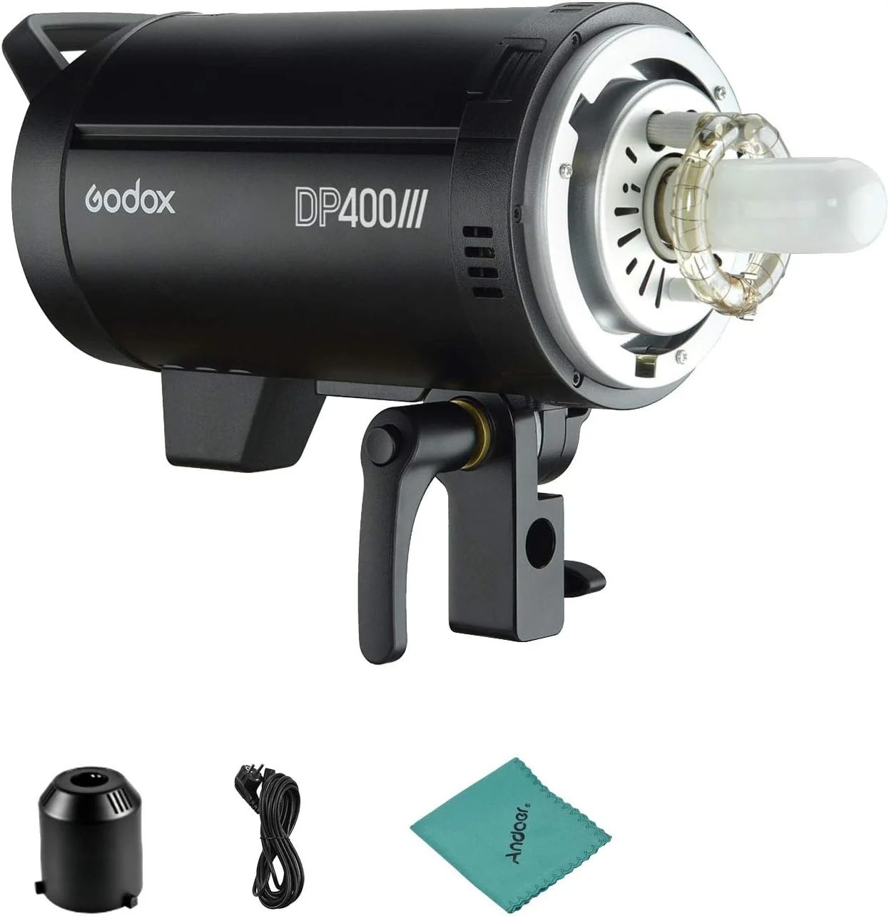 فلاش استودیویی گودکس DP400III با توان 400Ws، سیستم بی سیم 2.4G X و مانت بوئنز، دمای رنگ 5600K مناسب برای عکاسی