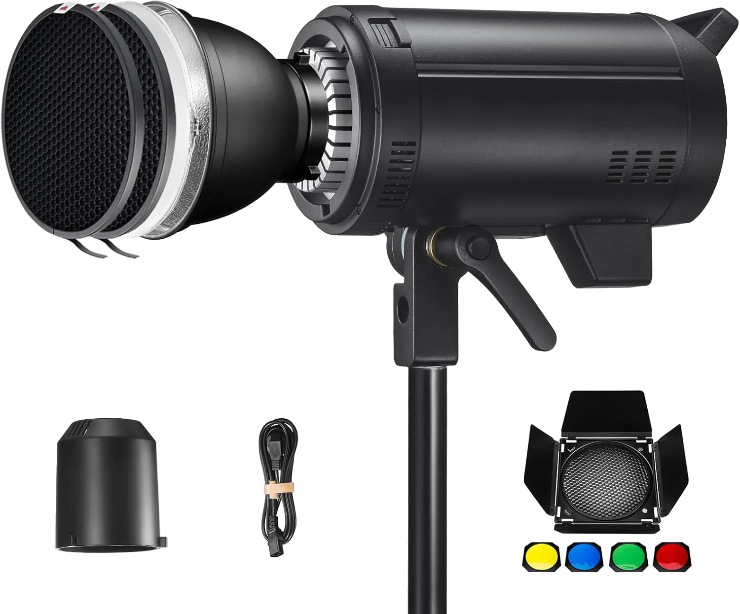 کیت فلاش استودیویی گودکس DP600IIIV، 600Ws دمای رنگی 5600±200K مانت بوئنز سیستم وایرلس 2.4G فلاش استودیویی برای عروسی، پرتره، فشن