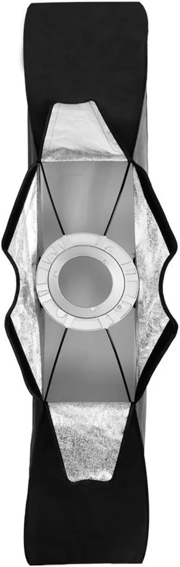 سافت باکس نواری لانه زنبوری 30cm x 120cm با مانت بوئنز Godox برای فلاش گودکس و سایر فلاش های استودیویی سافت باکس نواری لانه زنبوری 30cm x 120cm با مانت بوئنز Godox برای فلاش گودکس و سایر فلاش های استودیویی