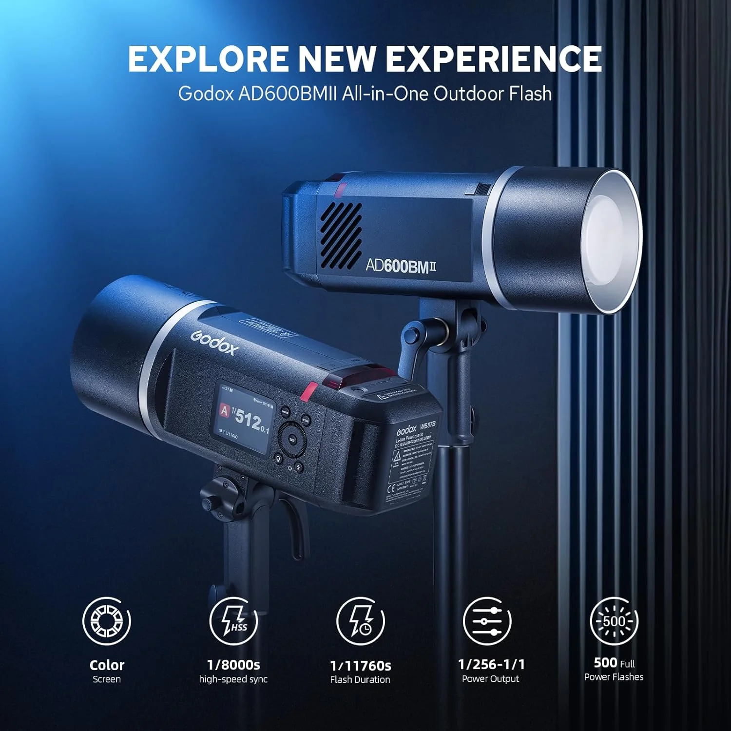 فلاش استودیویی گودکس AD600BMII