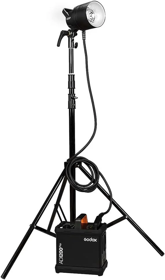 کیت پاور پک Godox AD1200Pro 1200Ws TTL، کیت فلاش استروب قابل حمل 2.4G در فضای باز با باتری و مانت بوئنز کیت پاور پک Godox AD1200Pro 1200Ws TTL، کیت فلاش استروب قابل حمل 2.4G در فضای باز با باتری و مانت بوئنز