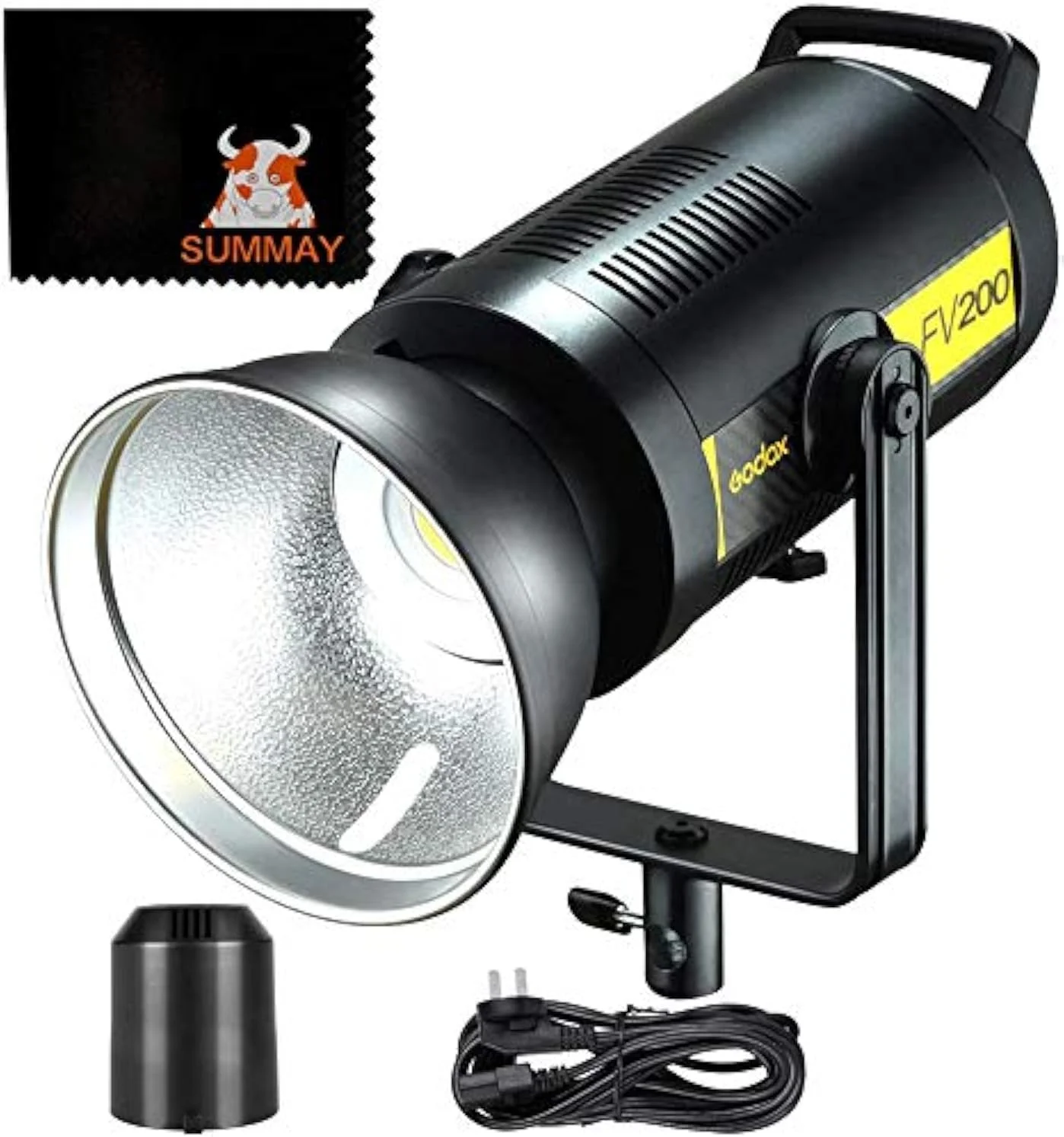 فلاش نوری ال ای دی Godox FV200 5600K 1/8000s HSS سیستم وایرلس 2.4G X با مانت Bowens، نور ال ای دی با کنترل از راه دور فلاش نوری ال ای دی Godox FV200 5600K 1/8000s HSS سیستم وایرلس 2.4G X با مانت Bowens، نور ال ای دی با کنترل از راه دور
