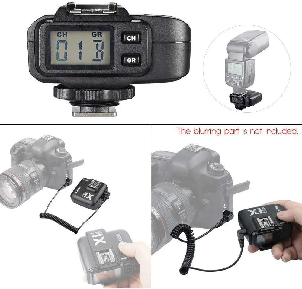 گیرنده فلاش بی‌سیم گودکس X1R-C TTL برای دوربین‌های سری Canon EOS (گیرنده X1R-C)