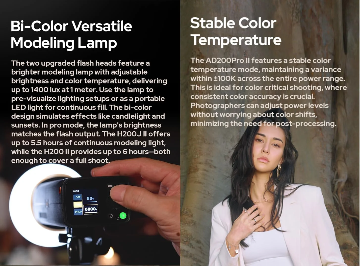 فلاش استروب GODOX AD200 Pro II AD200Pro II 200Ws 2.4G، اسپیدلایت 1/8000s HSS، 500 فلاش با قدرت کامل، سر فلاش Bare Bulb/Speedlite Fresnel، مونو لایت فلاش جیبی (نسخه بروز شده Godox AD200 Pro) فلاش استروب GODOX AD200 Pro II AD200Pro II 200Ws 2.4G، اسپیدلایت 1/8000s HSS، 500 فلاش با قدرت کامل، سر فلاش Bare Bulb/Speedlite Fresnel، مونو لایت فلاش جیبی (نسخه بروز شده Godox AD200 Pro)