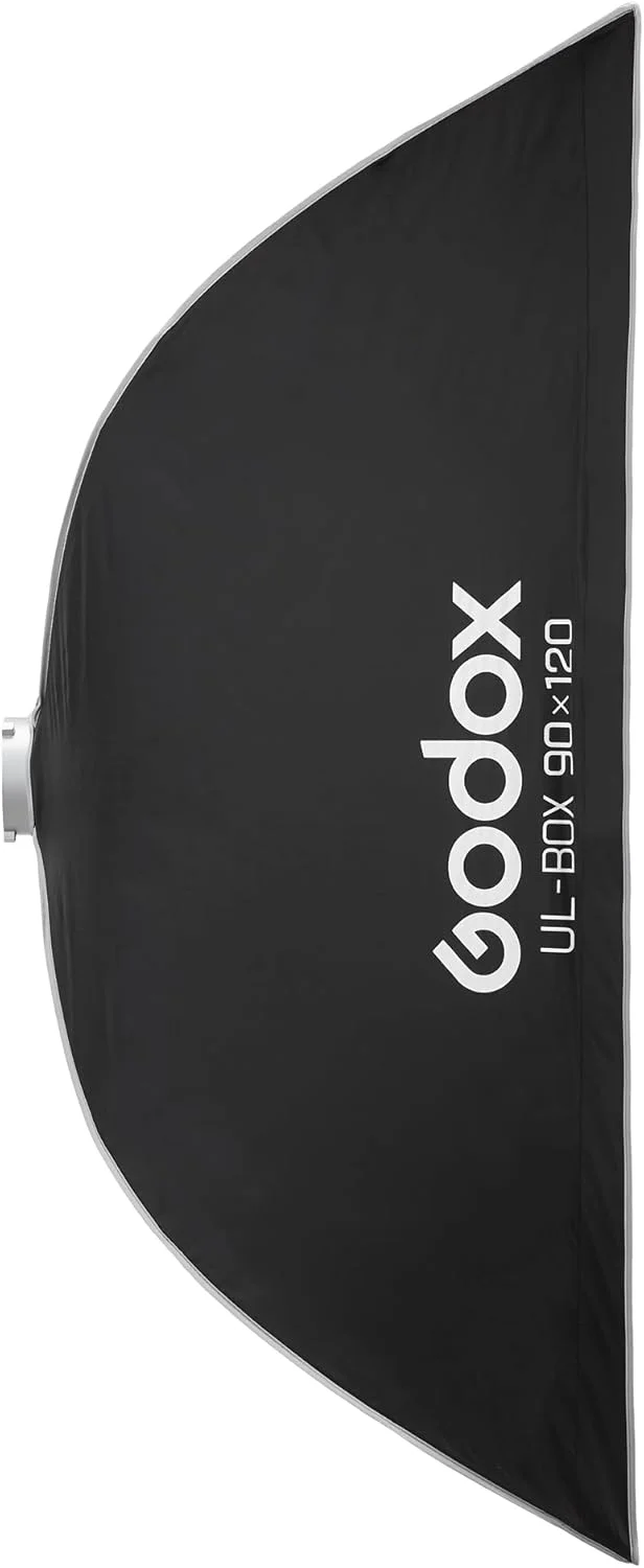 سافت باکس مستطیلی تاشو Godox با ابعاد 35.5"x47"، سافت باکس نواری با نصب Bowens، دیفیوزرها، گرید، کیف، برای فلاش های استودیویی Godox SL60II AD400PRO AD600 و سایر فلاش های دارای مانت بوئنز. سافت باکس مستطیلی تاشو Godox با ابعاد 35.5"x47"، سافت باکس نواری با نصب Bowens، دیفیوزرها، گرید، کیف، برای فلاش های استودیویی Godox SL60II AD400PRO AD600 و سایر فلاش های دارای مانت بوئنز.