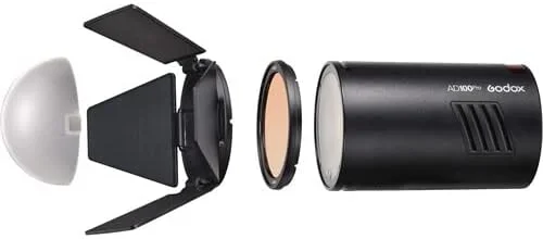کیت فلاش گودکس AD100PRO، 3 عدد فلاش، سیستم نورپردازی عکاسی