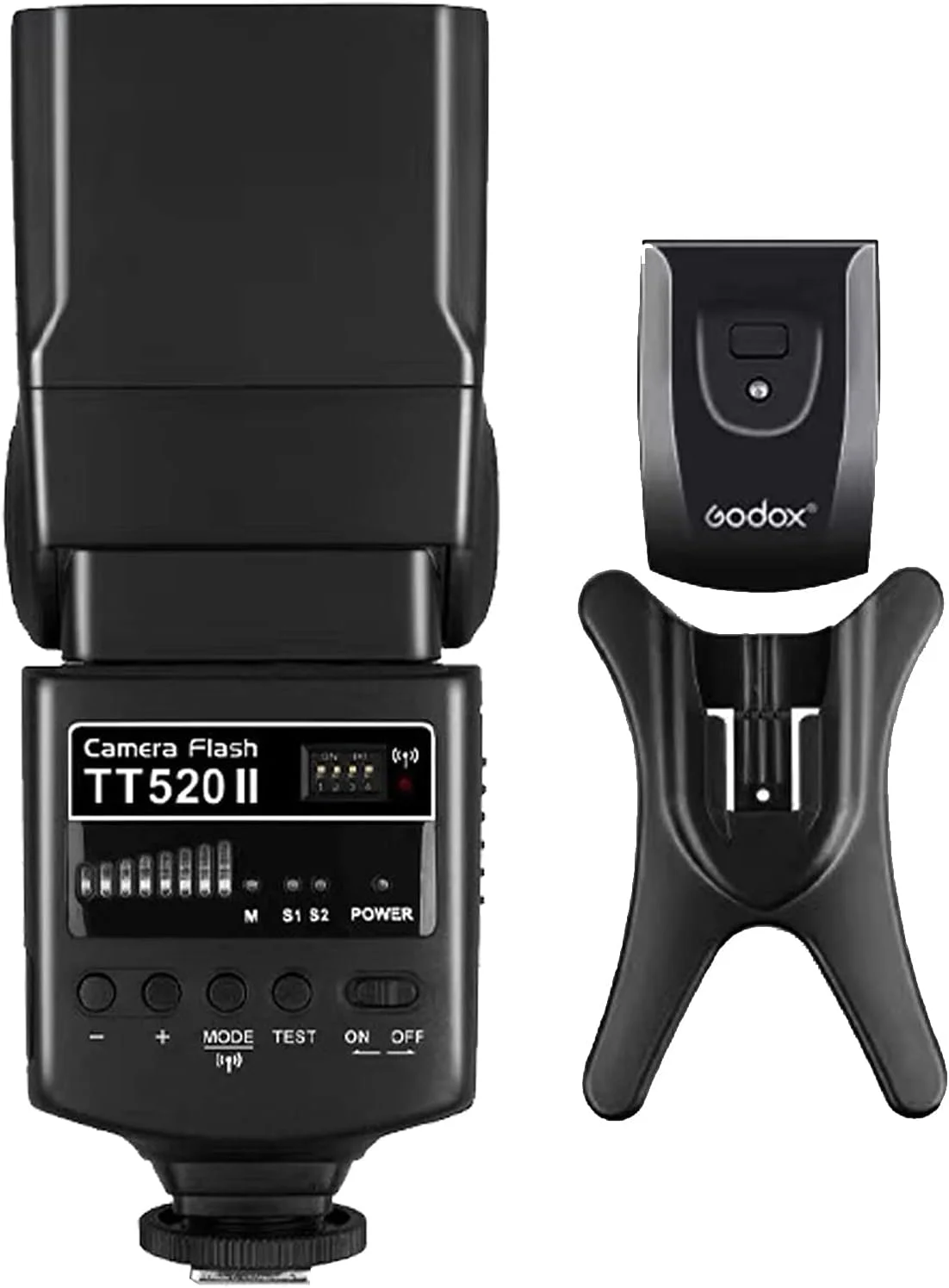 فلاش دوربین گودوکس Thinklite مدل TT520II با سیگنال بی سیم 433 مگاهرتز برای دوربین های DSLR کانن نیکون پنتاکس المپوس