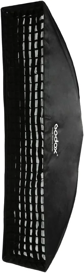 گودکس سافت باکس مستطیلی لانه زنبوری 30x120 سانتی متر (12"x 47") با مانت بوئنز برای فلاش استودیویی