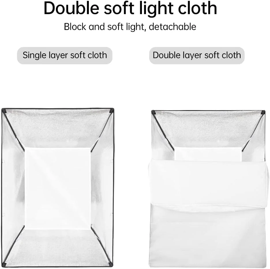 گودکس سافت باکس نواری FW60x90CM / 24"x36" با گرید لانه زنبوری، مانت بوئنز و پارچه لنز، مناسب نور فلاش استودیویی، استودیو عکس گودکس سافت باکس نواری FW60x90CM / 24"x36" با گرید لانه زنبوری، مانت بوئنز و پارچه لنز، مناسب نور فلاش استودیویی، استودیو عکس