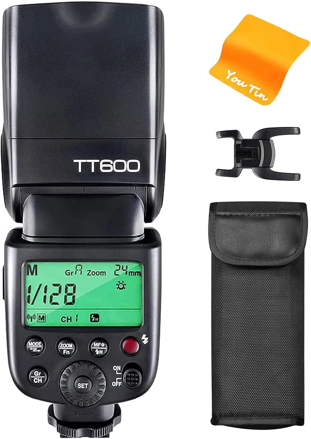 فلاش اسپیدلایت دوربین گودوکس TT600 برای دوربین های DSLR کانن نیکون پاناسونیک المپوس پنتاکس و سایر دوربین های دیجیتال با هات شو استاندارد