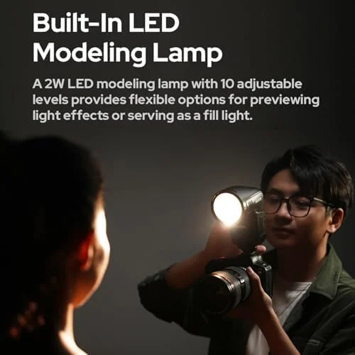 فلاش دوربین با سر گرد Godox V100S، اسپیدلایت 100 واتی TTL با صفحه کنترل لمسی، لامپ تنظیم LED داخلی با فلاش فرعی قابل جابجایی، کیت AK-R1، برد پخش کننده سازگار با دوربین های سونی فلاش دوربین با سر گرد Godox V100S، اسپیدلایت 100 واتی TTL با صفحه کنترل لمسی، لامپ تنظیم LED داخلی با فلاش فرعی قابل جابجایی، کیت AK-R1، برد پخش کننده سازگار با دوربین های سونی