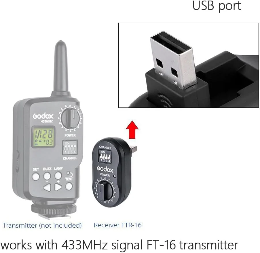 گیرنده فلاش گودکس FTR-16 برای فلاش های استودیویی گودکس E250 E300، سری QT QS، Quicker، Quicker D، سری Gemini GT/GS و سری DP DE گیرنده فلاش گودکس FTR-16 برای فلاش های استودیویی گودکس E250 E300، سری QT QS، Quicker، Quicker D، سری Gemini GT/GS و سری DP DE
