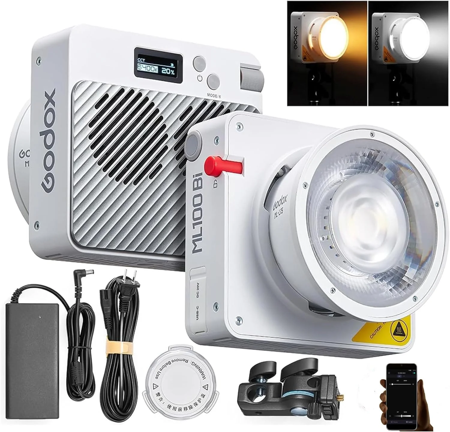 نور ویدئویی ال ای دی گودکس ML100Bi 120W نور ویدئویی ال ای دی گودکس ML100Bi 120W