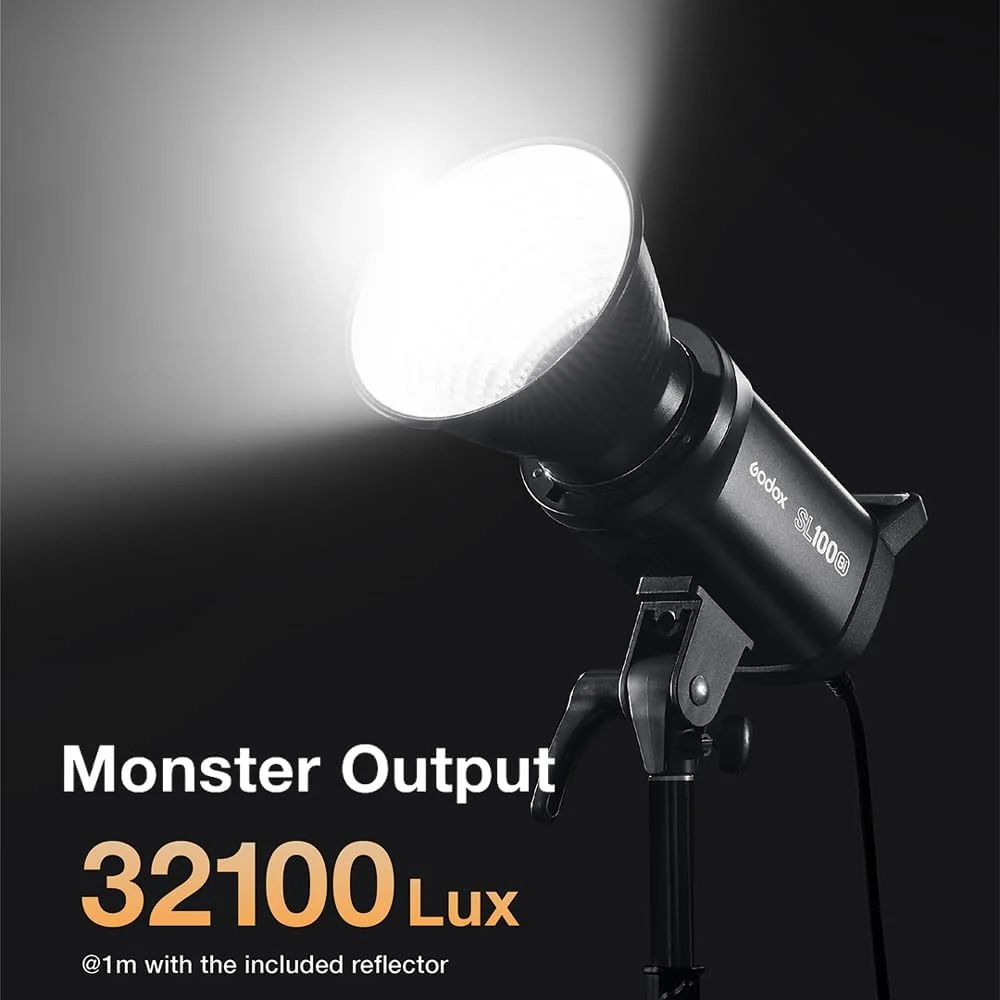 نور ویدئویی ال ای دی کامپکت گودکس SL100BI با مانت بوئنز 100 وات 32100 لوکس در 1 متر، بی سیم 2.4 گیگاهرتز، 2800K-6500K، CRI:96+، TLCI:97+، 11 جلوه ویژه FX، دیمینگ 0-100%، کنترل با اپلیکیشن برای ضبط ویدئو و فیلمبرداری یوتیوب نور ویدئویی ال ای دی کامپکت گودکس SL100BI با مانت بوئنز 100 وات 32100 لوکس در 1 متر، بی سیم 2.4 گیگاهرتز، 2800K-6500K، CRI:96+، TLCI:97+، 11 جلوه ویژه FX، دیمینگ 0-100%، کنترل با اپلیکیشن برای ضبط ویدئو و فیلمبرداری یوتیوب