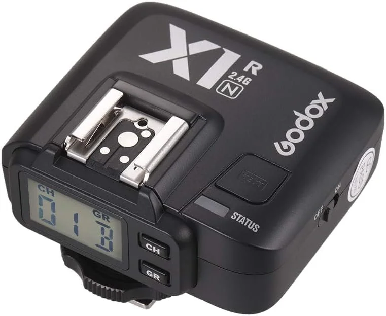 گیرنده فلاش بیسیم گودکس X1R-N TTL 2.4G برای دوربینهای نیکون DSLR به همراه پارچه تمیزکننده Andoer گیرنده فلاش بیسیم گودکس X1R-N TTL 2.4G برای دوربینهای نیکون DSLR به همراه پارچه تمیزکننده Andoer