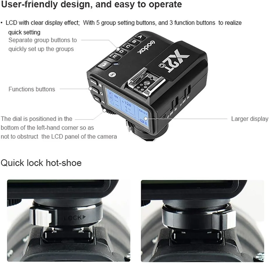فرستنده فلاش بیسیم گودکس X1T-S TTL برای دوربینهای سونی فرستنده فلاش بیسیم گودکس X1T-S TTL برای دوربینهای سونی