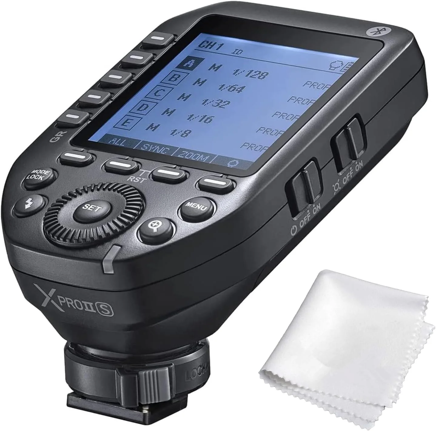 فلاش تریگر وایرلس TTL گودکس XProII-S برای دوربین های سونی، 2.4G HSS 1/8000s، اتصال بلوتوث، تبدیل فوری TCM، قفل سریع به روز شده، 16 گروه و 32 کانال فلاش تریگر وایرلس TTL گودکس XProII-S برای دوربین های سونی، 2.4G HSS 1/8000s، اتصال بلوتوث، تبدیل فوری TCM، قفل سریع به روز شده، 16 گروه و 32 کانال