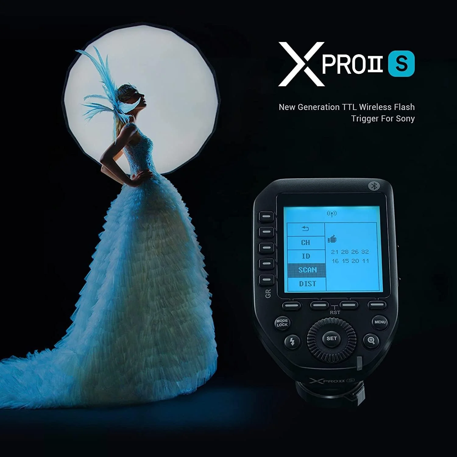 فلاش تریگر وایرلس TTL گودکس XProII-S برای دوربین های سونی، 2.4G HSS 1/8000s، اتصال بلوتوث، تبدیل فوری TCM، قفل سریع به روز شده، 16 گروه و 32 کانال فلاش تریگر وایرلس TTL گودکس XProII-S برای دوربین های سونی، 2.4G HSS 1/8000s، اتصال بلوتوث، تبدیل فوری TCM، قفل سریع به روز شده، 16 گروه و 32 کانال