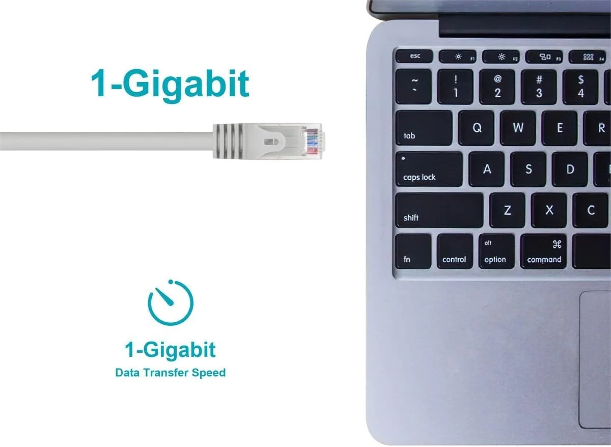 کابل شبکه اترنت Cat6 UTP با روکش مسی و سرعت 550 مگاهرتز، سری FLEXboot مونوپرایس، طول 7 فوت، گیج 24AWG، خاکستری (109798) کابل شبکه اترنت Cat6 UTP با روکش مسی و سرعت 550 مگاهرتز، سری FLEXboot مونوپرایس، طول 7 فوت، گیج 24AWG، خاکستری (109798)