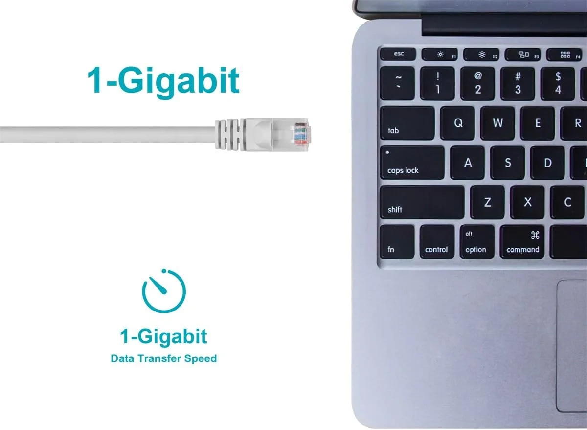 کابل شبکه اترنت Cat6 UTP مسی 24AWG مونوپرایس - 7.6 متری - سفید کابل شبکه اترنت Cat6 UTP مسی 24AWG مونوپرایس - 7.6 متری - سفید