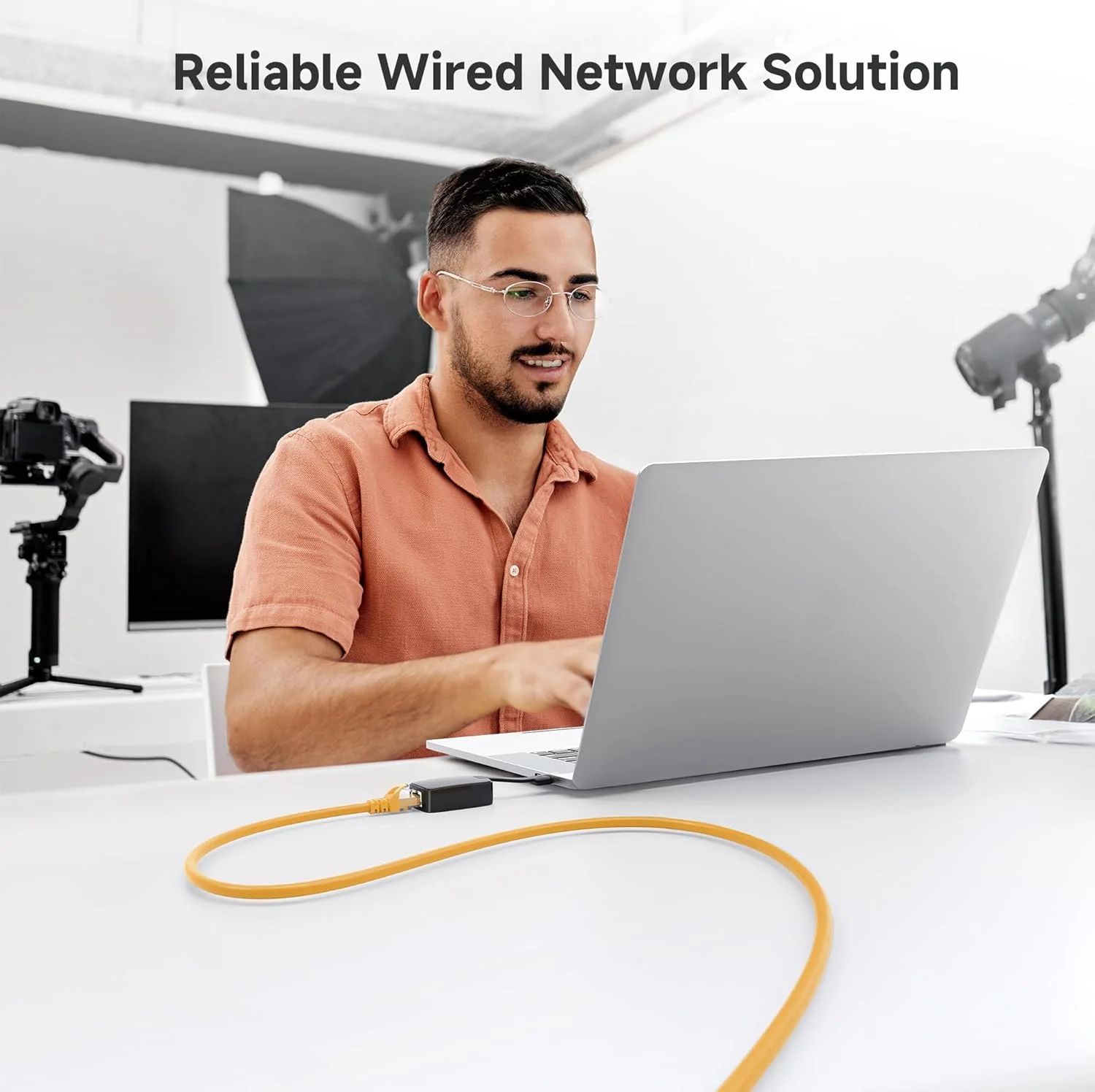 کابل شبکه Cat6 بدون گیر 5 عددی Cable Matters (کابل Cat6) زرد 1.5 متری کابل شبکه Cat6 بدون گیر 5 عددی Cable Matters (کابل Cat6) زرد 1.5 متری