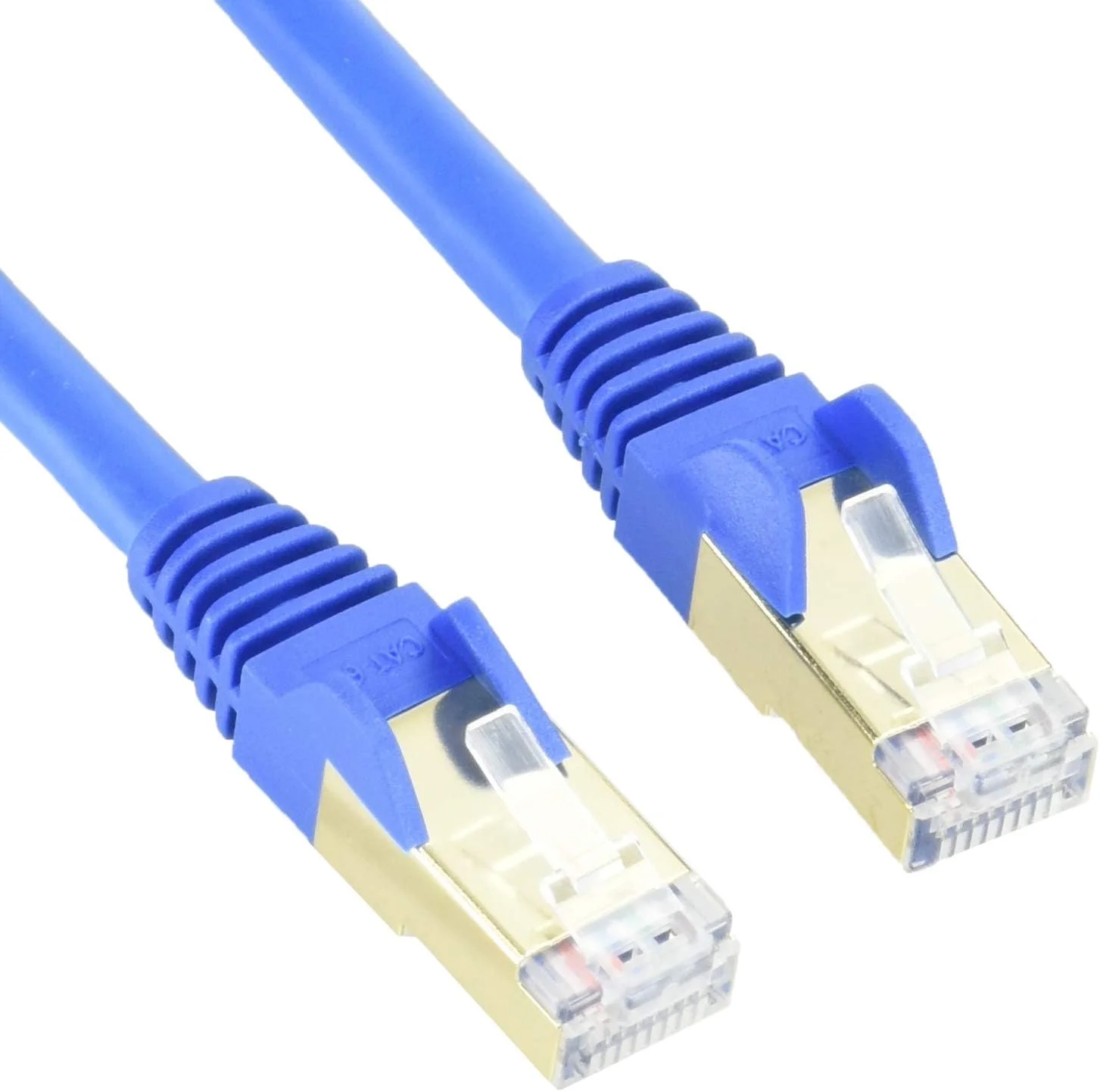 کابل اترنت CAT6a یک متری StarTech.com - کابل پچ 10 گیگابیتی محافظت شده RJ45 100W PoE - کابل شبکه 10GbE STP دسته 6a با محافظ - تست شده با Fluke آبی دارای گواهینامه UL/TIA (6ASPAT1MBL)