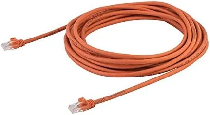 کابل شبکه نارنجی 7 متری Cat5e StarTech.com با کانکتورهای RJ45 بدون گیر کابل شبکه نارنجی 7 متری Cat5e StarTech.com با کانکتورهای RJ45 بدون گیر