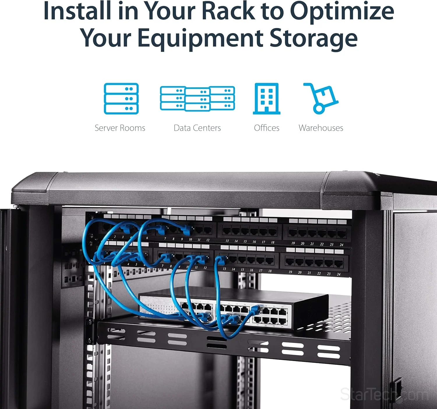 قفسه رک مونت 1U قابل تنظیم StarTech.com - ظرفیت 150 کیلوگرم - عمق نصب قابل تنظیم 49.5 تا 96.5 سانتی متر - سینی یونیورسال 19 اینچی برای رک تجهیزات AV/Network - عمق 70 سانتی متر (ADJSHELFHDV) قفسه رک مونت 1U قابل تنظیم StarTech.com - ظرفیت 150 کیلوگرم - عمق نصب قابل تنظیم 49.5 تا 96.5 سانتی متر - سینی یونیورسال 19 اینچی برای رک تجهیزات AV/Network - عمق 70 سانتی متر (ADJSHELFHDV)