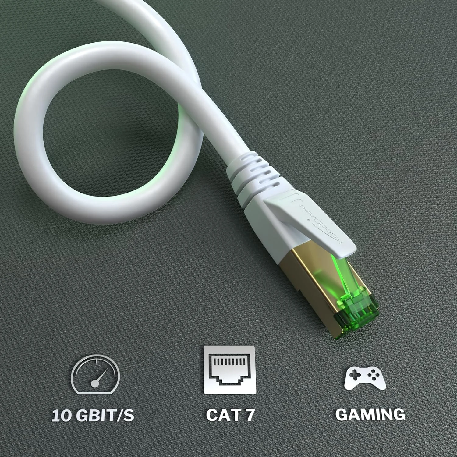 کابل شبکه KabelDirekt – Cat 7 – طول 2 متر – کابل LAN 10 گیگابیتی و کابل اترنت – موجود در اندازههای 0.25 تا 30 متر (مناسب برای شبکههای پرسرعت، کامپیوتر، بازی، سوییچ، روتر و مودم، RJ45 – سفید) کابل شبکه KabelDirekt – Cat 7 – طول 2 متر – کابل LAN 10 گیگابیتی و کابل اترنت – موجود در اندازههای 0.25 تا 30 متر (مناسب برای شبکههای پرسرعت، کامپیوتر، بازی، سوییچ، روتر و مودم، RJ45 – سفید)