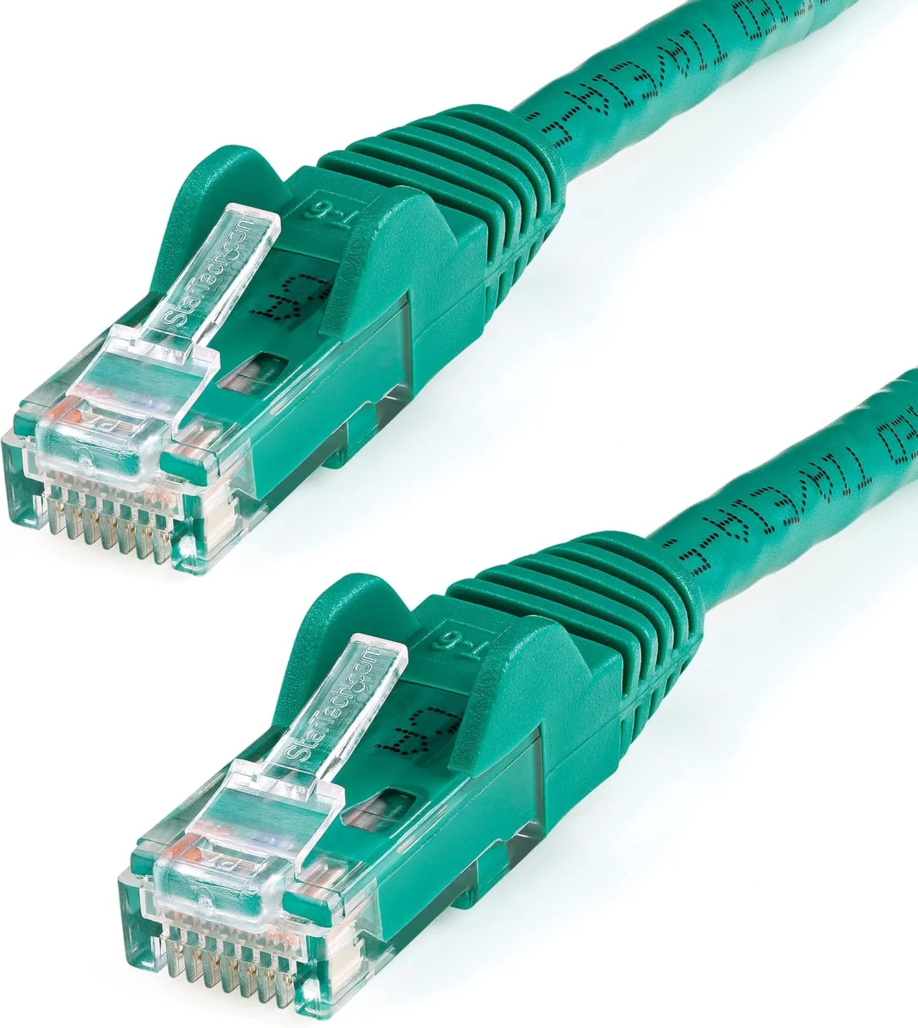 کابل اترنت CAT6 استار تک 2 فوتی - سیم اترنت گیگابیتی CAT 6 سبز - 650 مگاهرتز 100 وات PoE++ RJ45 UTP دسته 6 کابل شبکه/پچ کورد بدون گیر با محافظ کشش تست شده UL/TIA (N6PATCH2GN)
