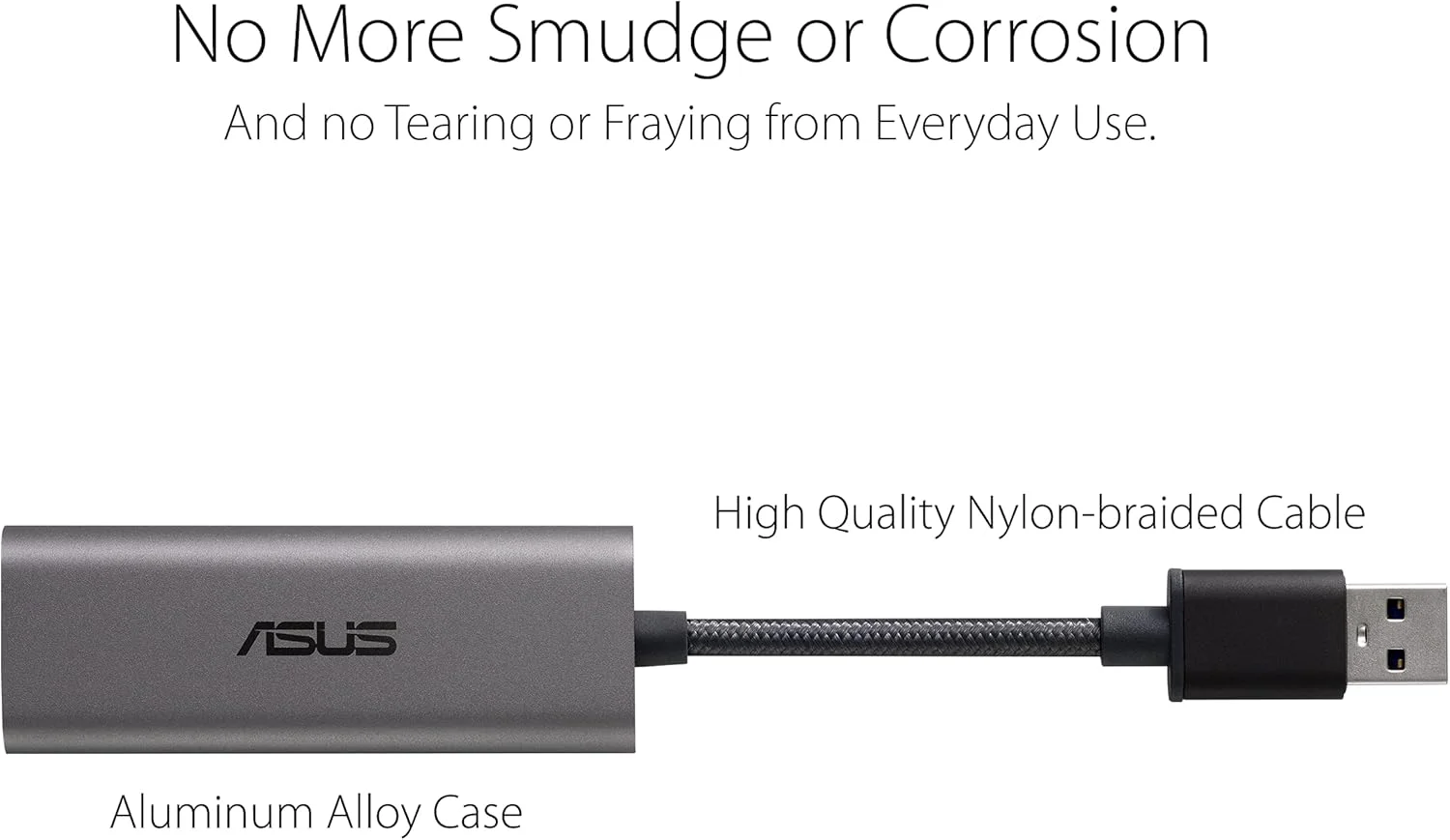 آداپتور اترنت 2.5G ایسوس (USB-C2500) اتصال شبکه LAN سیمی برای سیستم عامل مک، لینوکس، ویندوز، سازگار با 2.5G، 1G، 100Mbps، ایده آل برای بازی