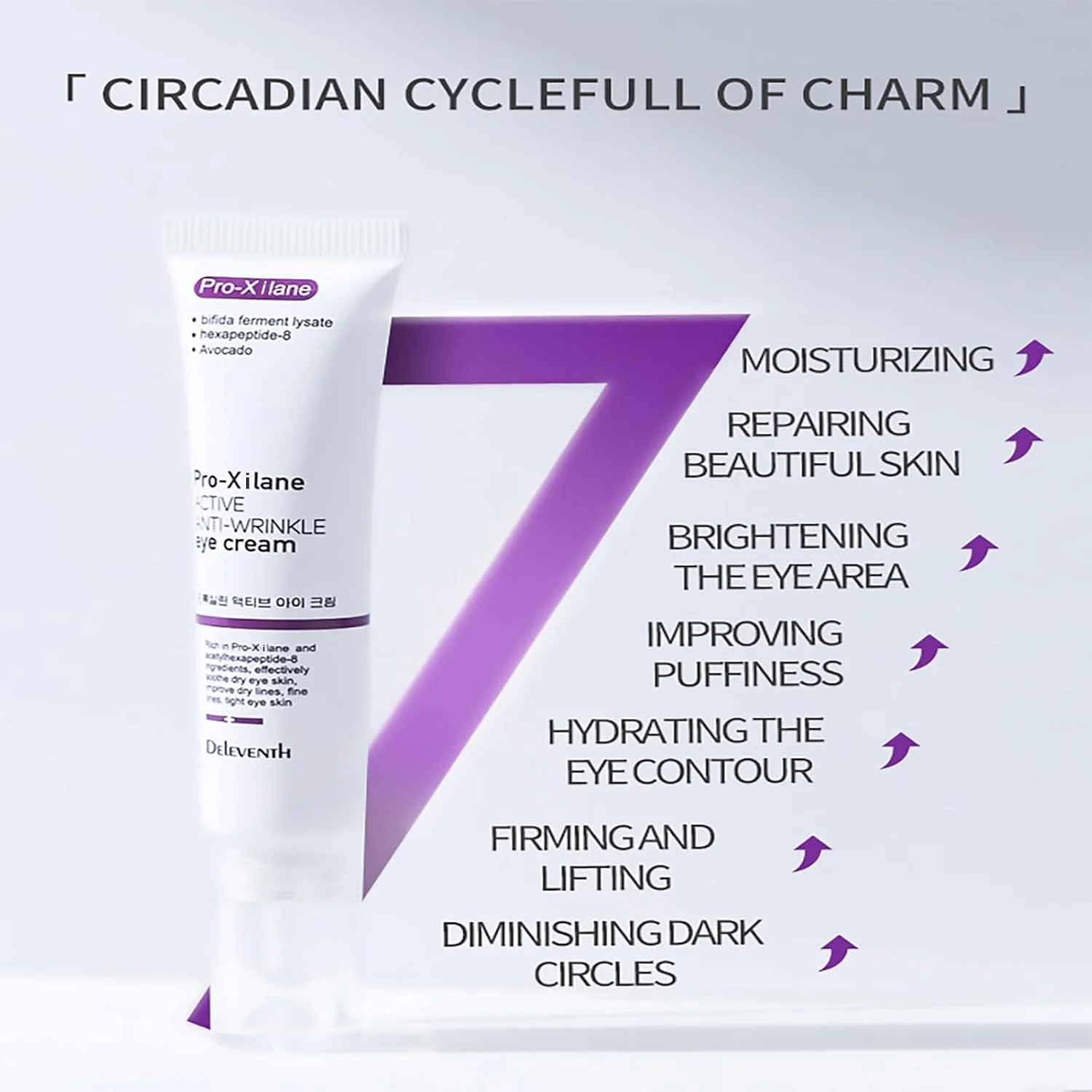 کرم دور چشم ضد چروک حاوی پرو-زایلن برند کرهای DEleventh، حجم 20 گرم / ضد پیری، ضد اکسیداسیون، کاهش خطوط ریز، کاهش چروک، تیرگی و پف زیر چشم برای داشتن چشمانی جوان و درخشان کرم دور چشم ضد چروک حاوی پرو-زایلن برند کرهای DEleventh، حجم 20 گرم / ضد پیری، ضد اکسیداسیون، کاهش خطوط ریز، کاهش چروک، تیرگی و پف زیر چشم برای داشتن چشمانی جوان و درخشان
