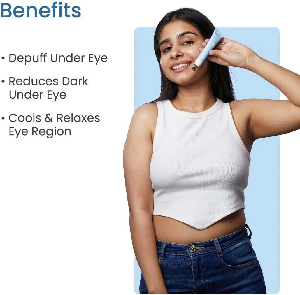 ژل دور چشم Earth Rhythm با غلتک ماساژ خنک کننده | غنی شده با کوجیک اسید و هیالورونیک اسید برای تیرگی، پف و خطوط ریز زیر چشم | برای آقایان و بانوان - 15 گرم ژل دور چشم Earth Rhythm با غلتک ماساژ خنک کننده | غنی شده با کوجیک اسید و هیالورونیک اسید برای تیرگی، پف و خطوط ریز زیر چشم | برای آقایان و بانوان - 15 گرم