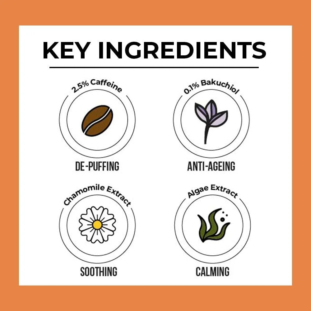 کرم دور چشم بابونه و 2.4% کافئین دکتر شث | کاهش خطوط ریز، چروک و پف | 0.1% باکوچیول و عصاره جلبک برای تیرگی دور چشم برای خانم ها و آقایان | کرم ضد پیری استفاده روزانه - 15 گرم کرم دور چشم بابونه و 2.4% کافئین دکتر شث | کاهش خطوط ریز، چروک و پف | 0.1% باکوچیول و عصاره جلبک برای تیرگی دور چشم برای خانم ها و آقایان | کرم ضد پیری استفاده روزانه - 15 گرم