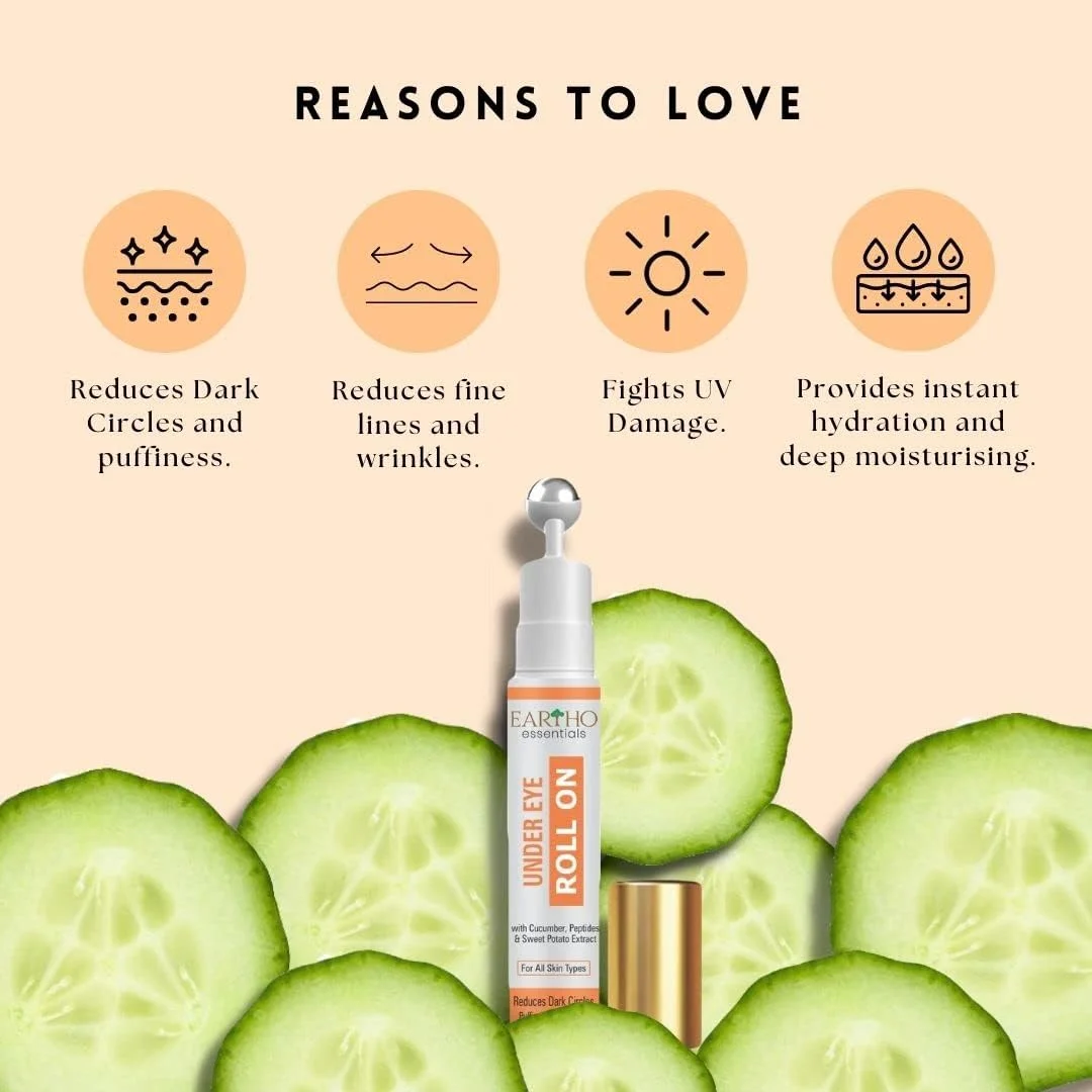 کرم دور چشم رولی 15 میلی لیتری با عصاره خیار، پپتیدها و سیب زمینی شیرین کرم دور چشم رولی 15 میلی لیتری با عصاره خیار، پپتیدها و سیب زمینی شیرین