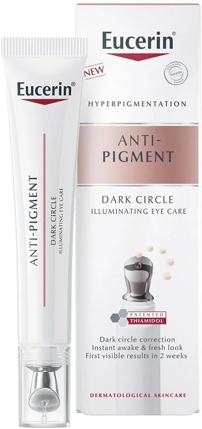 کرم دور چشم روشن کننده و ضد تیرگی اوسرین مدل Anti-Pigment حجم 15 میلی لیتر، کرم دور چشم حاوی تیامیدول برای کاهش تیرگی دور چشم، درمان طراوت بخش دور چشم برای هدف قرار دادن هایپرپیگمنتیشن