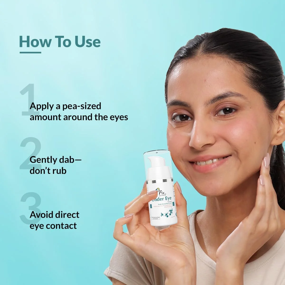 کرم دور چشم فیکسدرما | برای حلقههای تیره | کنترل پف کردگی | کاهش پیری دور چشم | جلوگیری از خطوط ریز | تسکین دهنده دور چشم | چشمانی جوان | کرم ایمن و موثر | فاقد پارابن - 15 گرم کرم دور چشم فیکسدرما | برای حلقههای تیره | کنترل پف کردگی | کاهش پیری دور چشم | جلوگیری از خطوط ریز | تسکین دهنده دور چشم | چشمانی جوان | کرم ایمن و موثر | فاقد پارابن - 15 گرم