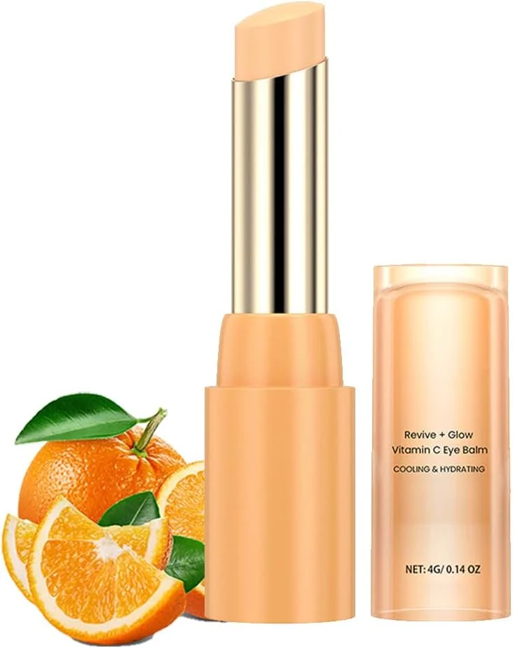 استیک کرم دور چشم GraGra، بالم روشن کننده ویتامین C دور چشم، استیک کرم دور چشم ضد چروک، استیک مرطوب کننده و خنک کننده کرم دور چشم، تقویت کننده مراقبت از پوست زیر چشم برای پف و سیاهی دور چشم