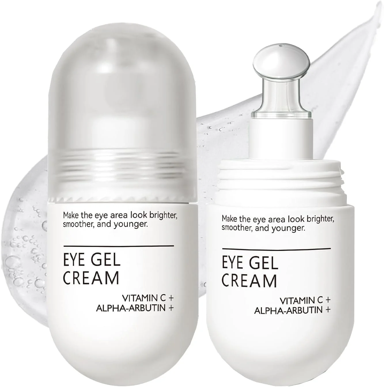 کرم دور چشم GraGra حاوی ویتامین C، کرم ژل دور چشم برای رفع تیرگی، رفع پف زیر چشم، جلوگیری از پف و تیرگی زیر چشم و ضد پیری