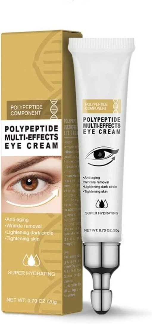 کرم رفع دانه های چربی دور چشم، کرم چند منظوره دور چشم پلی پپتیدی، کرم دور چشم ضد پیری 20 گرمی، کرم دور چشم مرطوب کننده برای محو کردن حلقه های تیره، پف زیر چشم، دانه های چربی و خطوط ریز