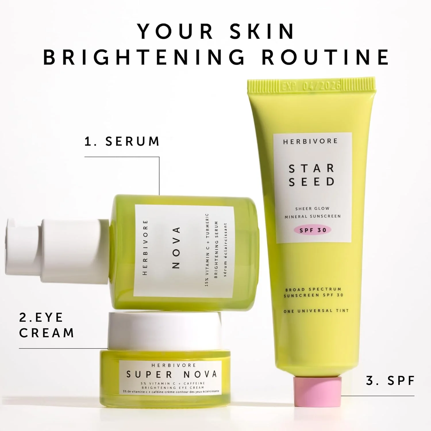 کرم دور چشم سوپر نوا هربیوور بوتانیکالز - برای تیرگی، خشکی و پف زیر چشم - کاهش خطوط ریز و ایجاد سطحی صاف برای کانسیلر کرم دور چشم سوپر نوا هربیوور بوتانیکالز - برای تیرگی، خشکی و پف زیر چشم - کاهش خطوط ریز و ایجاد سطحی صاف برای کانسیلر